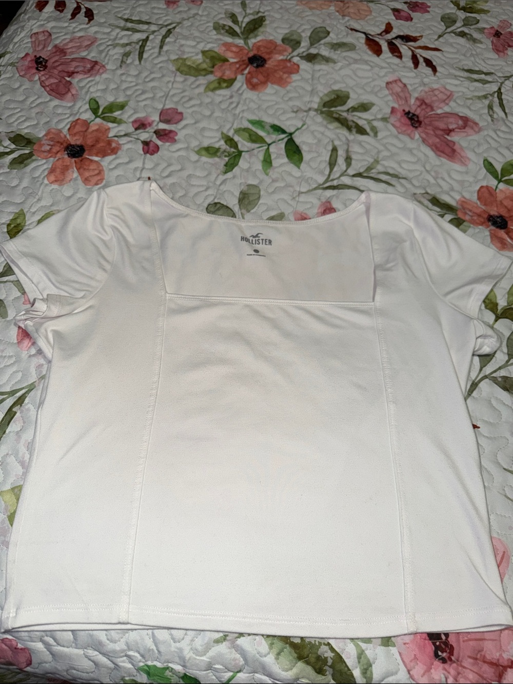 Hollister Square Neck Crop Top
